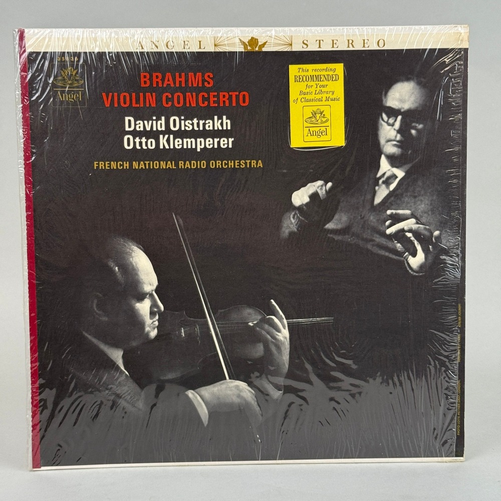BRAHMS Violin Concerto OISTRAKH KLEMPERER Angel S-35836 Stereo - NEAR MINT